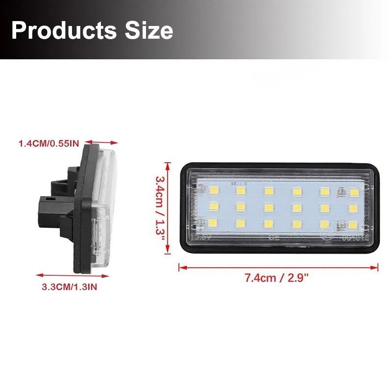 products/1063/svetla tablice toyota land cruiser 120.jpg - LED SIJALICE ZA OSVETLJENJE TABLICE - TOYOTA 201506A8 - Xenon Svetla Beograd